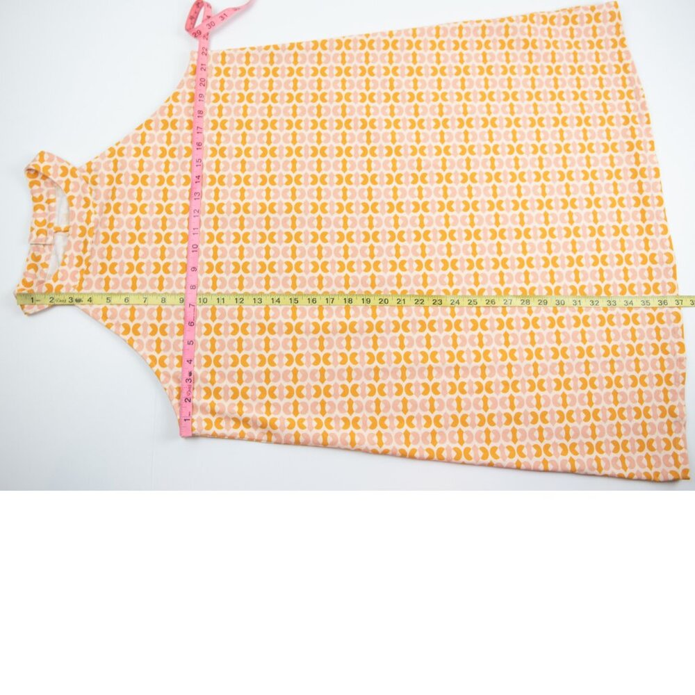 Spartina Gabbi Halter Dress Ollie Geometric Sleeveless Midi Pink Orange Size XL - Picture 6 of 6